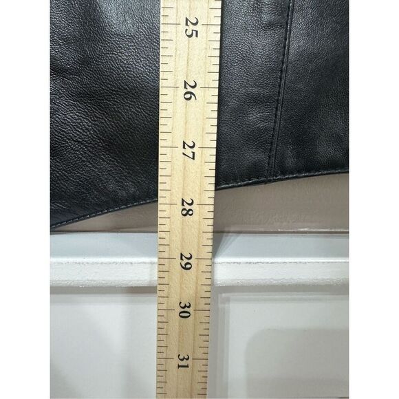 NWOT Cripple Creek Slick Black 100% Leather Western Vest Men's 3XL - Picture 8 of 9